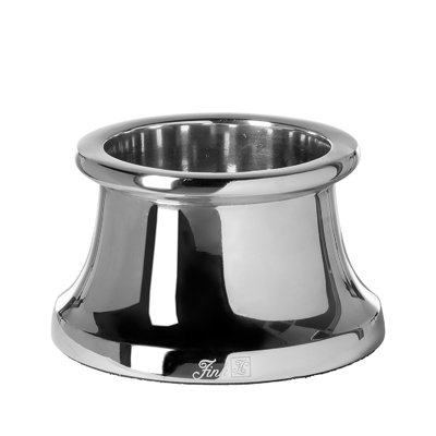 Palina Lantern Base Without Glass Nickel Plated Smooth Silver Small