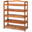 18 Pair Solid Wood Shoe Rack