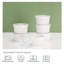 Ensemble de ramequin blanc 4 oz avec couvercles, 6 pièces-122501317