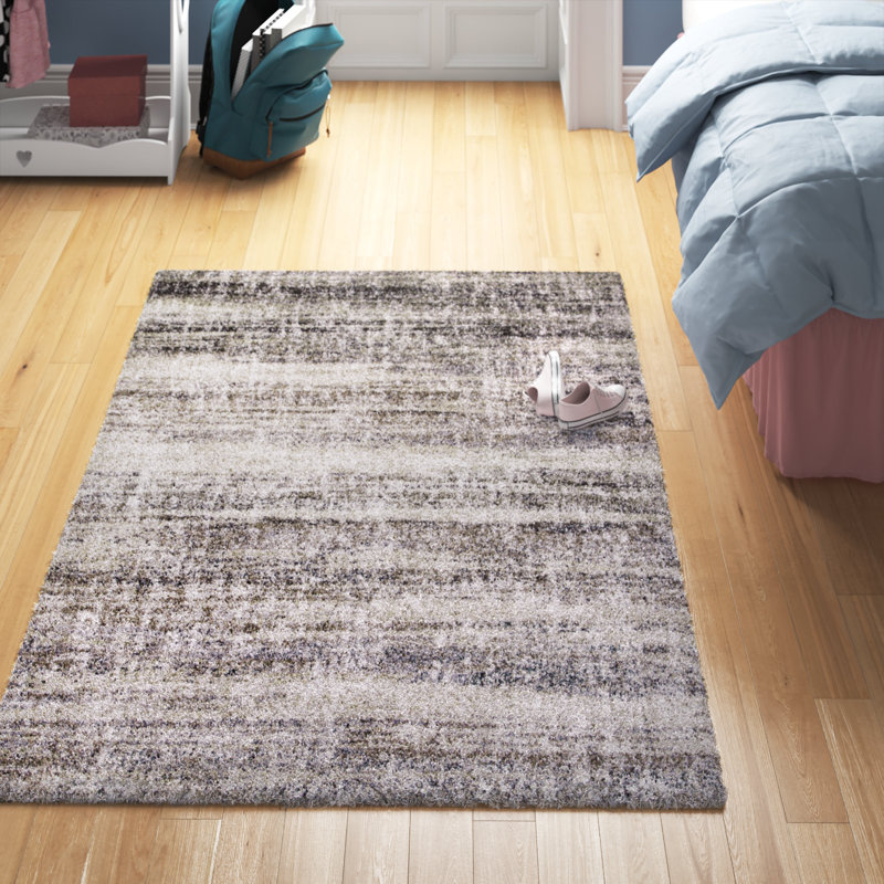 Tapis beige touffeté Quesinberry, Rectangle 5 pi x 8 pi