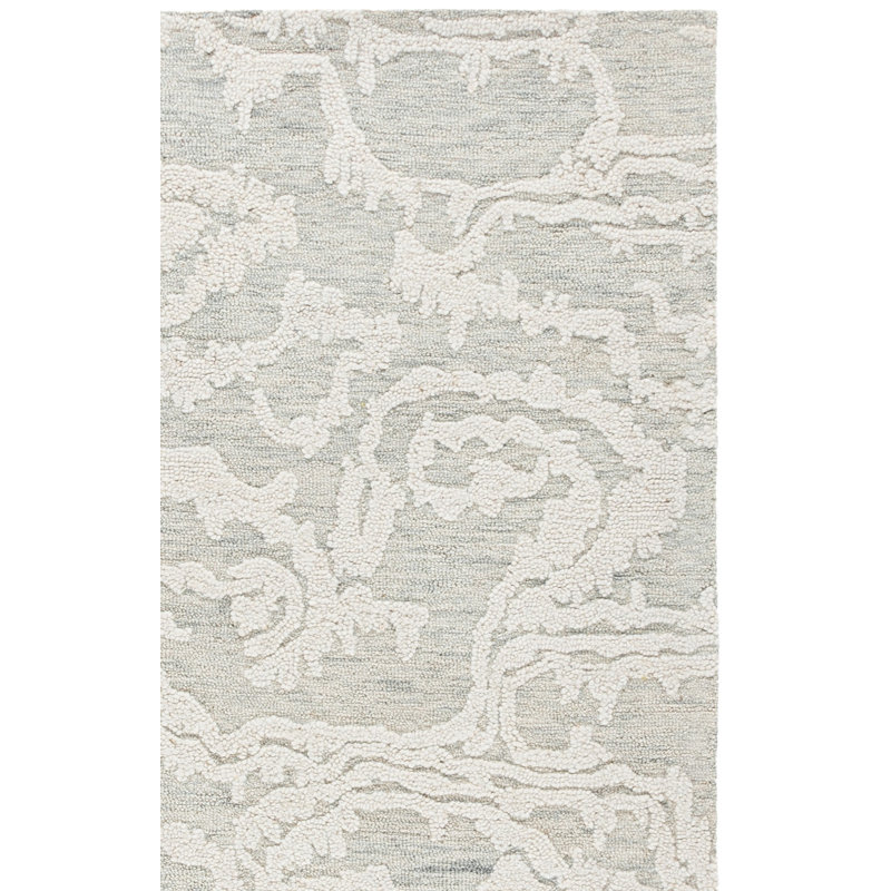 Harvest 305 Hand Tufted 80% Wool; 20% Cotton Abstract Rug, Rectangle 6' x 9'