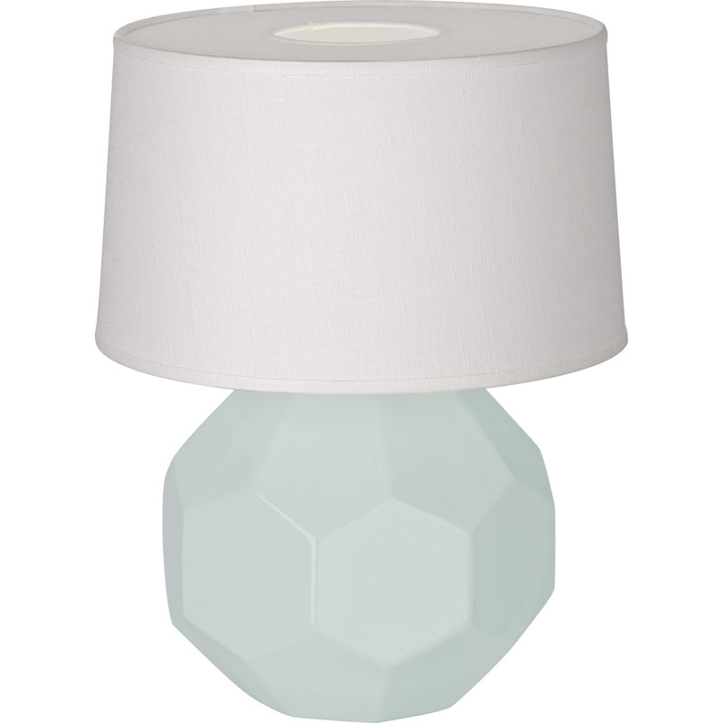 Franklin Table Lamp, 16.5" H x 12.5" W x 12.5" D, Celadon