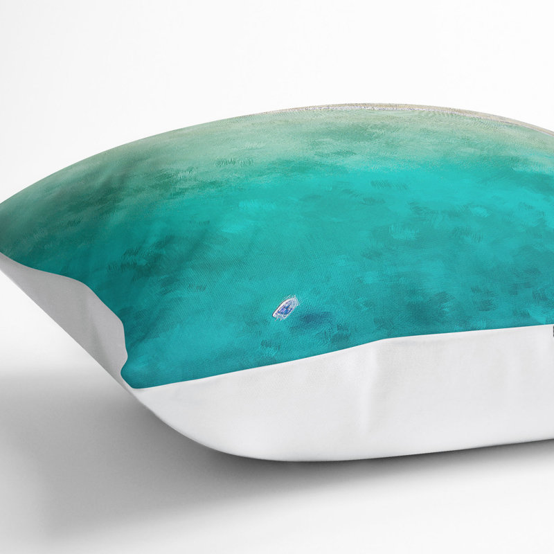 Square Cushion, 40cm H x 40cm W x 15cm D, White