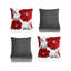 Darionte Poppy Chenille Cushion Cover with Filler Pad-1758131484-1825083257