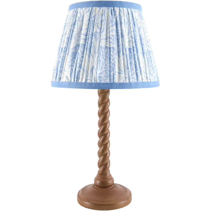 Jardina Table Lamp, Blue/White