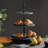 Strohl Stoneware Tiered Stand
