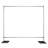 8’ H x 10’ W Step & Repeat Pipe & Drape Set Framework Only with Fixed Upright