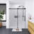 60'' W x 76'' H Single Sliding Door Frameless Shower Door-91332086