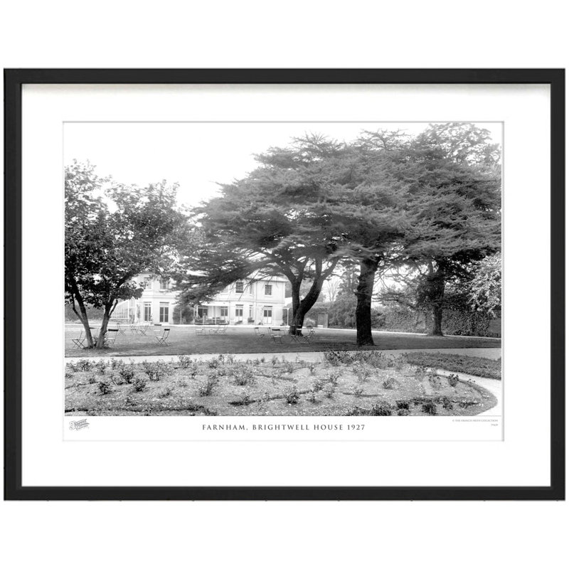 Farnham, Brightwell House 1927 by Francis Frith - Single Picture Frame Print, 28cm H x 36cm W x 2.3cm D