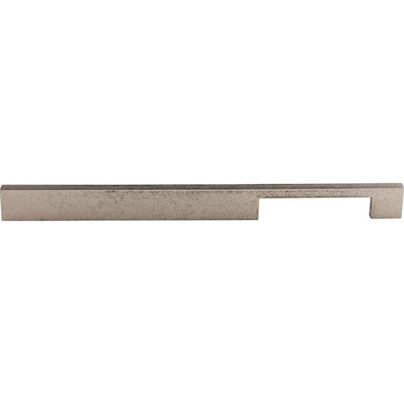 Linear Bar pull, Pewter Antique, 12" Center to Center
