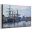 Le Havre, le port, 1874, toile tendue avec châssis-1600582539