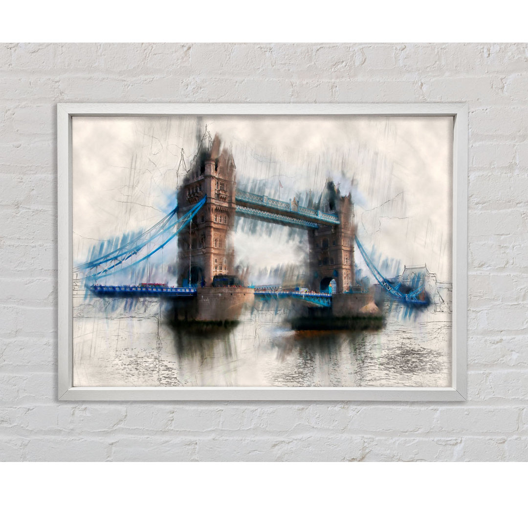 Tower Bridge Aquarell - Druck