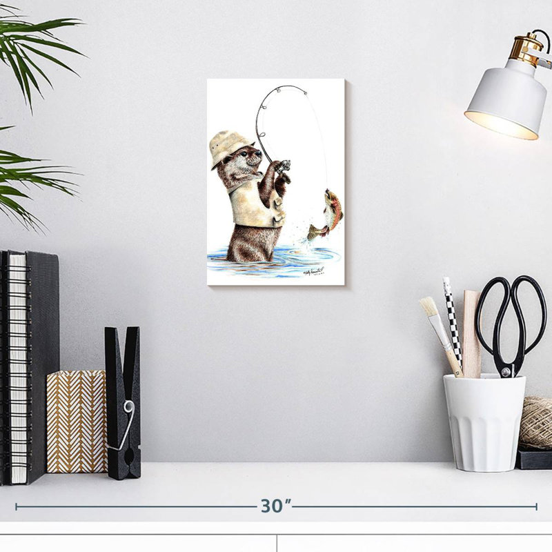 Senne Nature's Fisherman, 12" H x 8" W