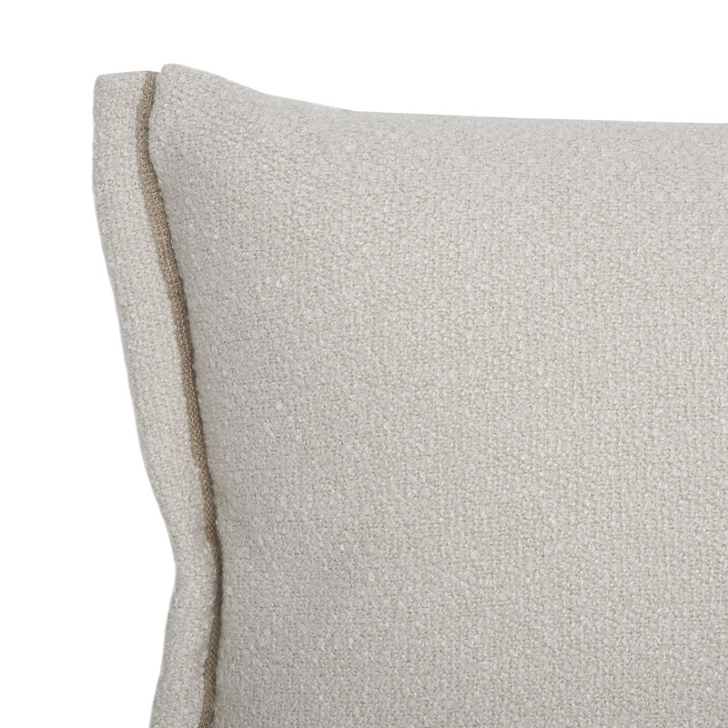 Pyper Pillow, Ivory, Rectangle 15"H x 23"W