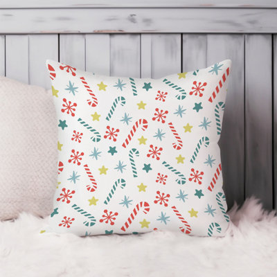 Holiday Christmas Candy Cane Pattern I Modern