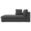 Tatum Large Deep Seater Left Sectional Sofa, L-Shaped Performance Fabric Sofa in Contemporary Style-97652081