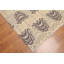 Tapis de zone en laine beige/gris 6 pi x 9 pi one-of-kind à la main noué la Hatton