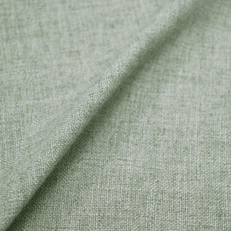Anouschka Upholstered Wingback Bed, Queen, Textured Seafoam Linen