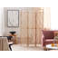 Abukhdeir 106cm W x 180cm H 3 - Panel Folding Room Divider