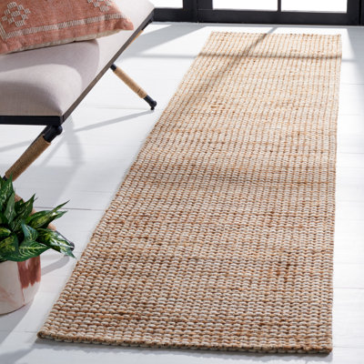 Aufmann Handmade Tufted Area Rug in Natural/Beige