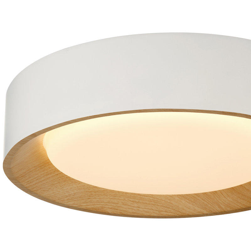 Plafonnier encastré 3 lumières Maddy, Matte White