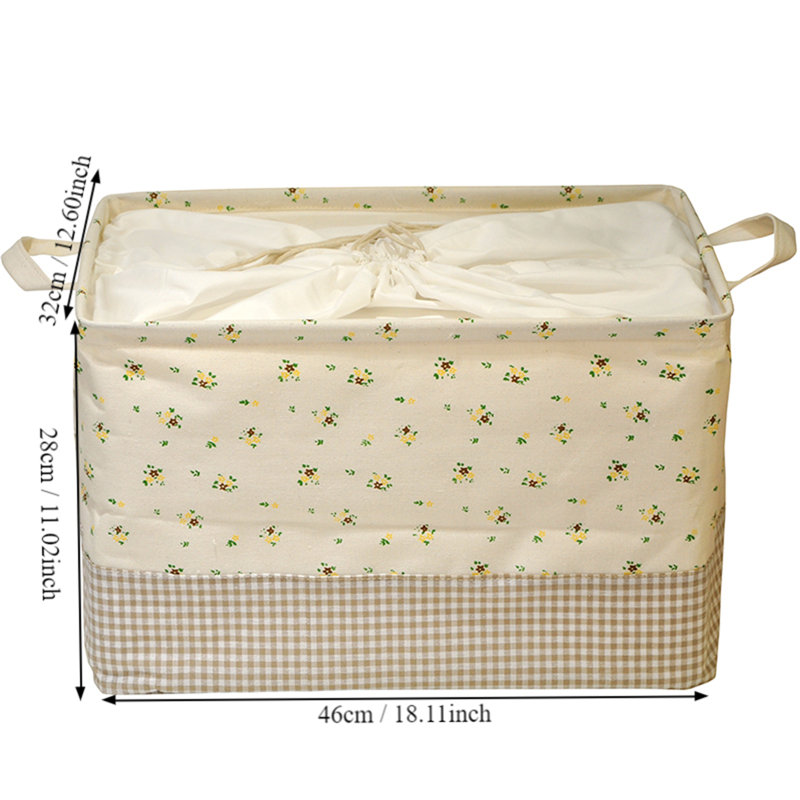 Boîte de rangement pour vêtements Gracie Oaks