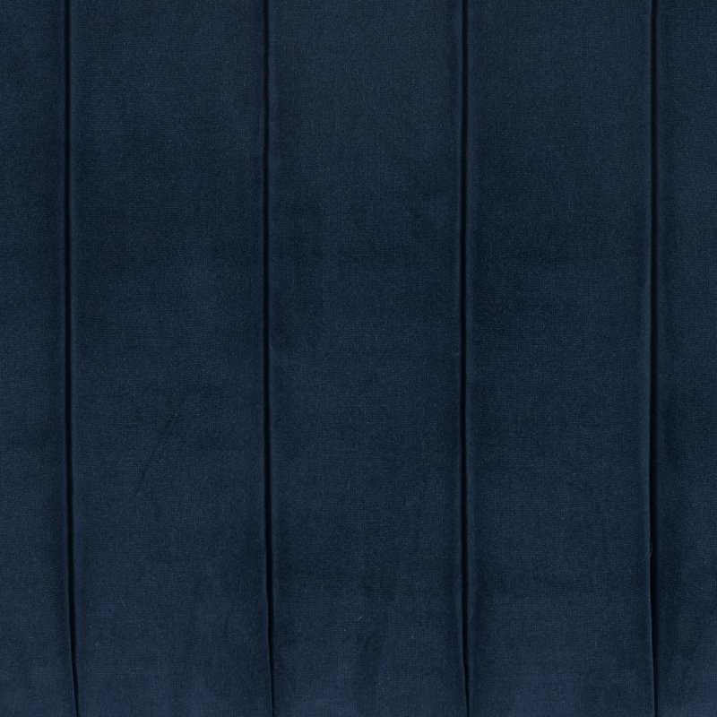 Repose-pieds Brandt, Velours bleu saphir bleu marine