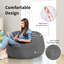 Fauteuil à billes et méridienne standard en microfibre-2143123202