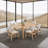Extendable Dining Set with Upholstered Chairs-1522727868-1522727870