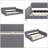 Modern Queen Upholstered Daybed with Support Legs in Gray - Convertible Sofa Sleeper-1604134444
