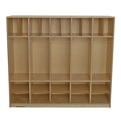 Casier de rangement pour enfant 5 sections Childcraft