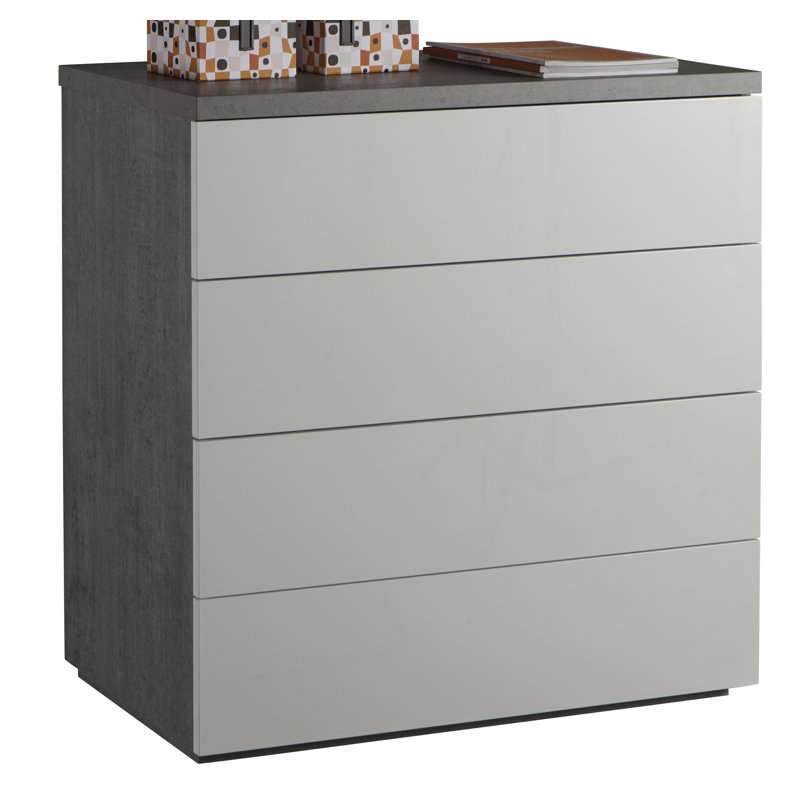 Privilegio 85cm W 4 - Drawer Chest of Drawers