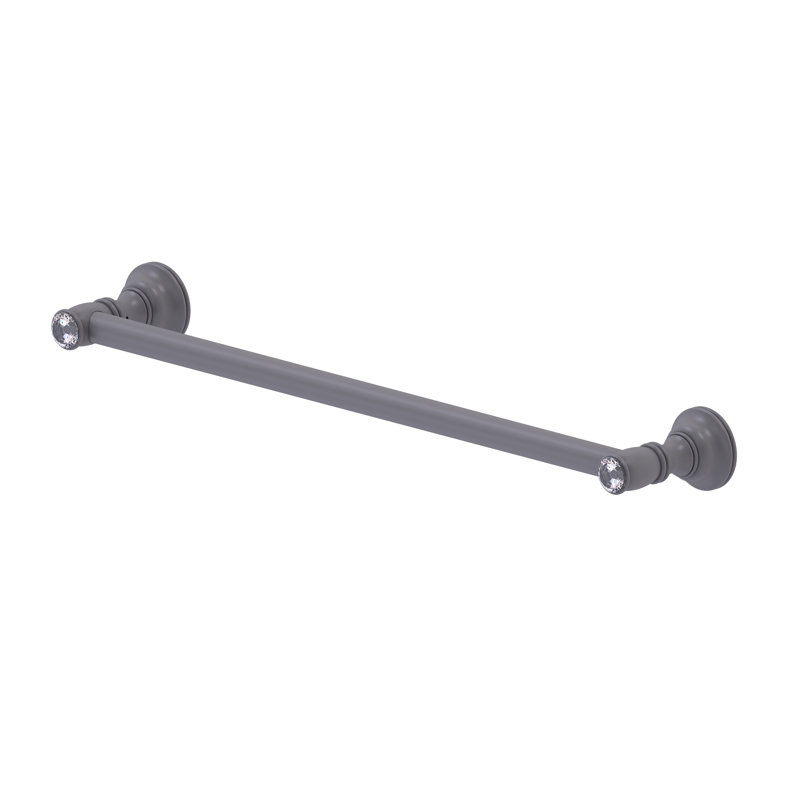 Barre à serviettes murale Freyja, Gris mat, H 3,5 po x l 36 po x P 2 po
