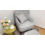 Fauteuil capitonné et repose-pieds HIMO de 28,3 po de largeur-69428566