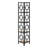 Bookshelf, Bookcase, Etagere, Corner, 4 Tier, 62"H, Office, Bedroom, Brown Laminate, Black Metal, Contemporary, Modern-1723822480