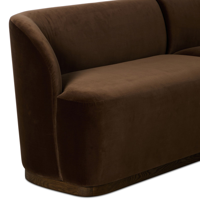 Banquette Dorset en forme de L 114,5, H 31,5 po x l 114,5 po x P 76 po, Gauche