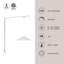 Luiz 16-in Black dimmable LED Trilo Wall Kit-1680150059