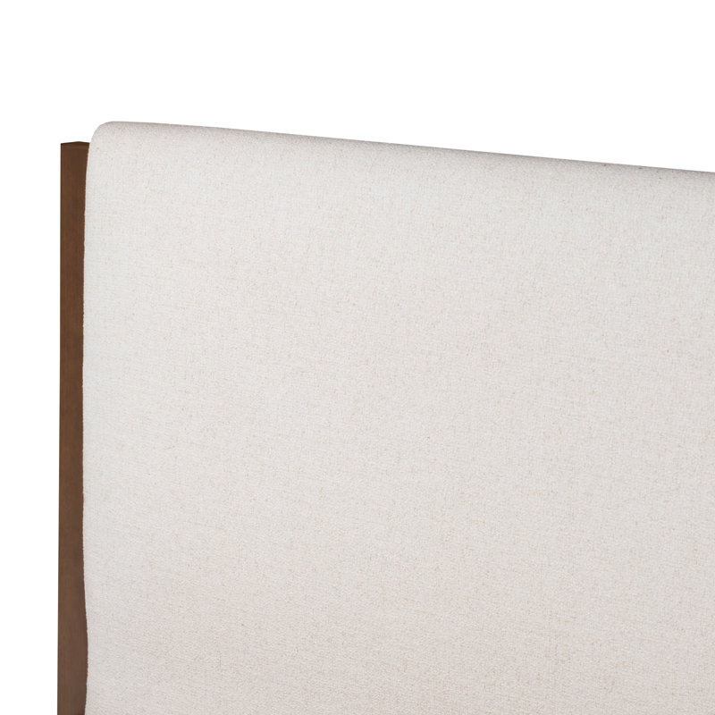 Willem Solid Wood Bed, Queen, Crypton Wayfarer Snow