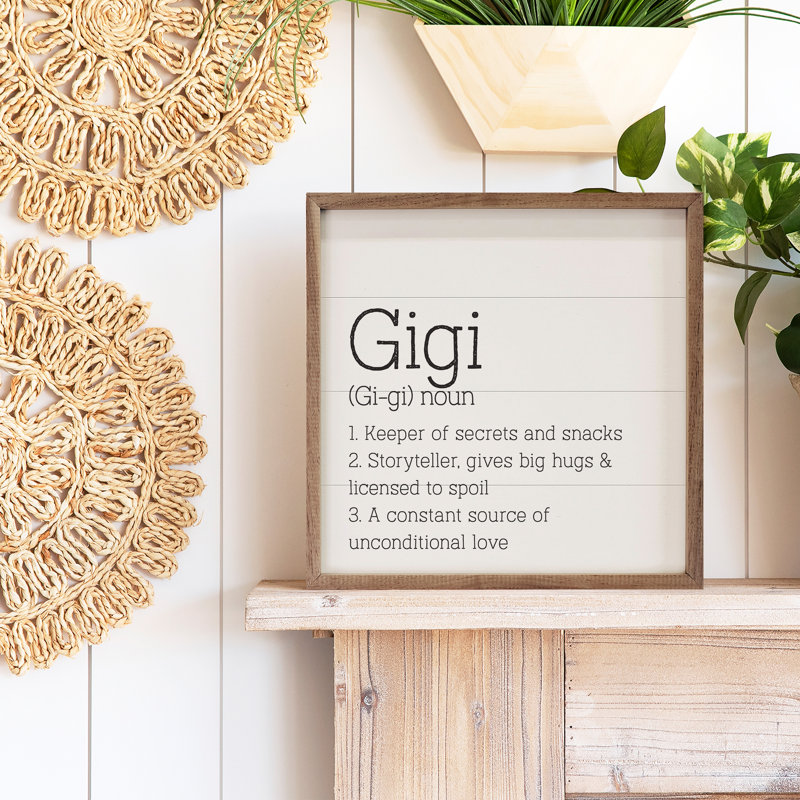 Gigi définition blanc, L 16 po x H 16 po