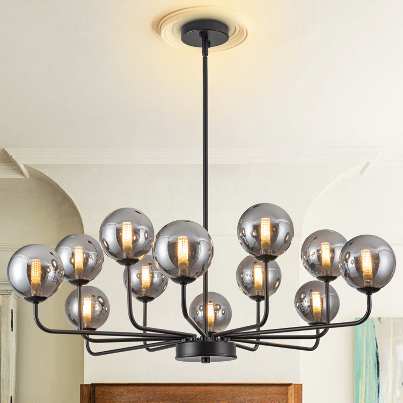 Lustre à 12 lumières Khenadi