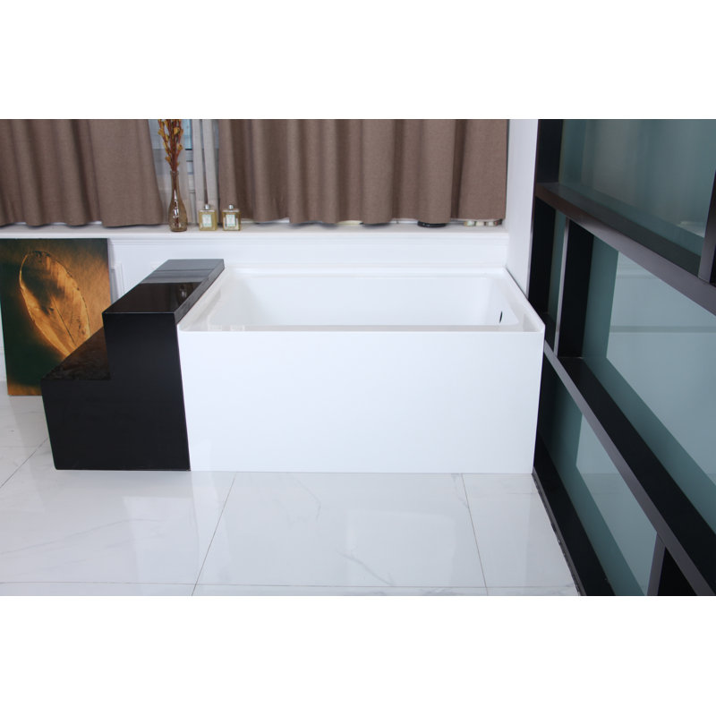 Baignoire de trempage en alcôve 48 po x 32 po Aqua Eden Aqua Eden, Droite