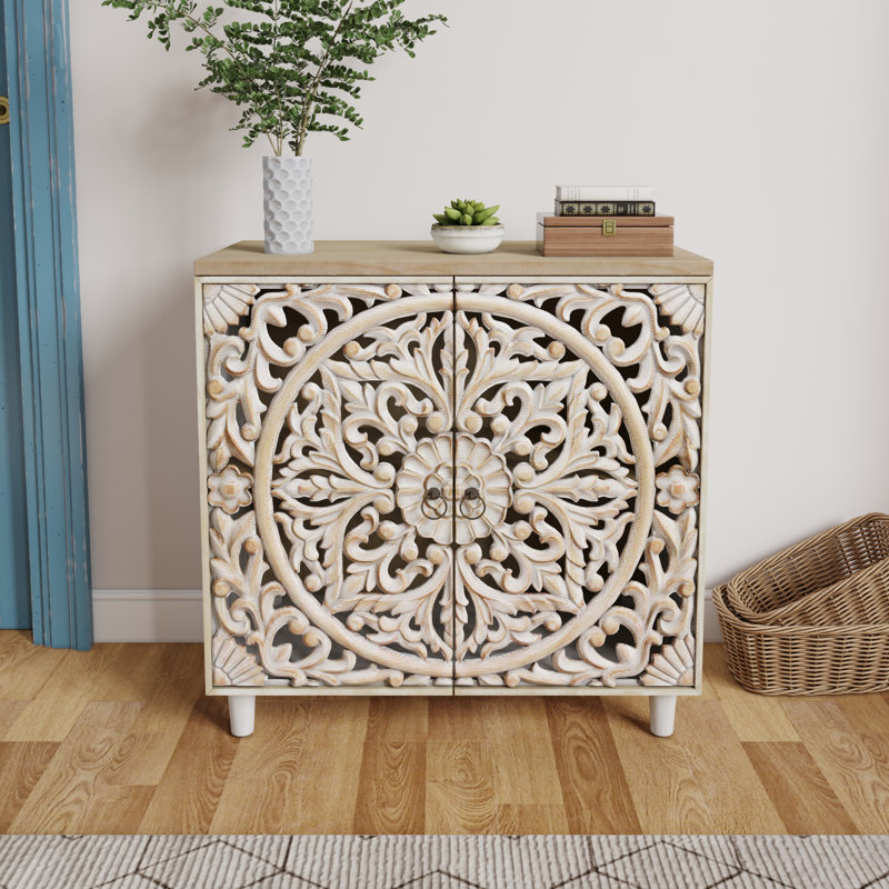 Knowell Accent Cabinet, White