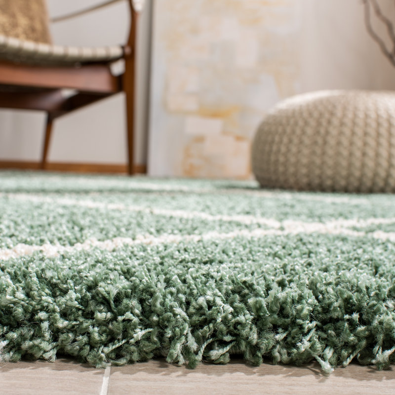 Striped Area Rug, Runner 69 x 244 cm