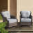 Wicker Swivel Sofa