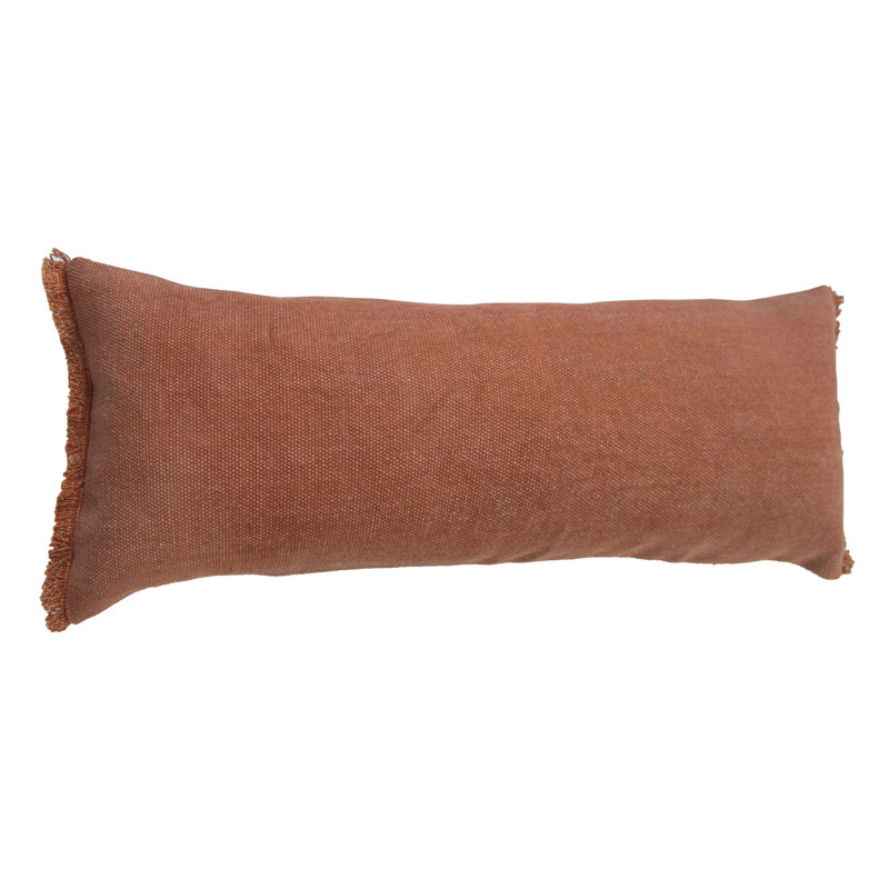 Housse de coussin 100% coton Contemporary, Brun brun, Polyester / Bourre en polyester