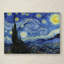 Art mural sur toile tendue - Vincent Van Gogh «Starry Night», décoration murale pour le salon, la chambre à coucher ou le bureau - 35 x 47-1375240172-1375240162-1375240175