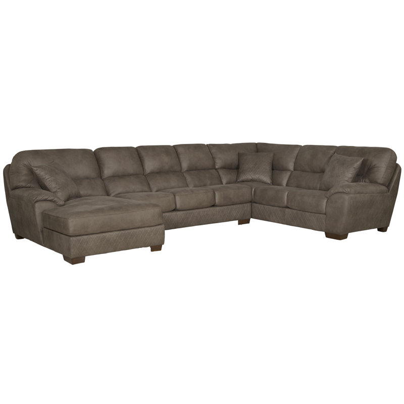Upholstered U-Shaped Sectional, Right Hand Facing