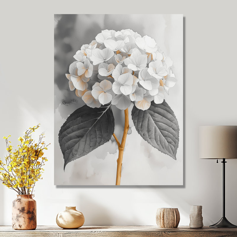 Hadleigh - Floral Wall Art Living Room, H 40 po x l 30 po, Toile tendue, Ne s’applique pas