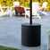 9.5ft Heavy-Duty String Light Pole Stand with Freestanding Tank Base for Grass, Patio, Deck, Events