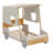 Car Bed With Pillow, Ceiling Cloth And LED-1431013948
